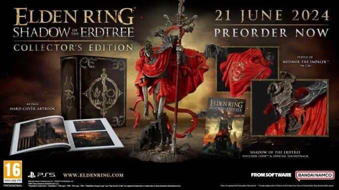 Jeu PS5 - Elden Ring Shadow of the Erdtree - Collector's Edition - Neuf