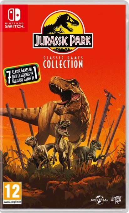 Jeu Switch - Jurassic Park Classic Games Collection - Limited Run - Neuf