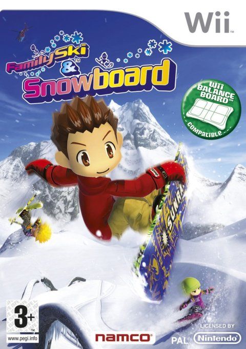 Jeu Wii - Family Ski & Snowboard PAL - Occasion