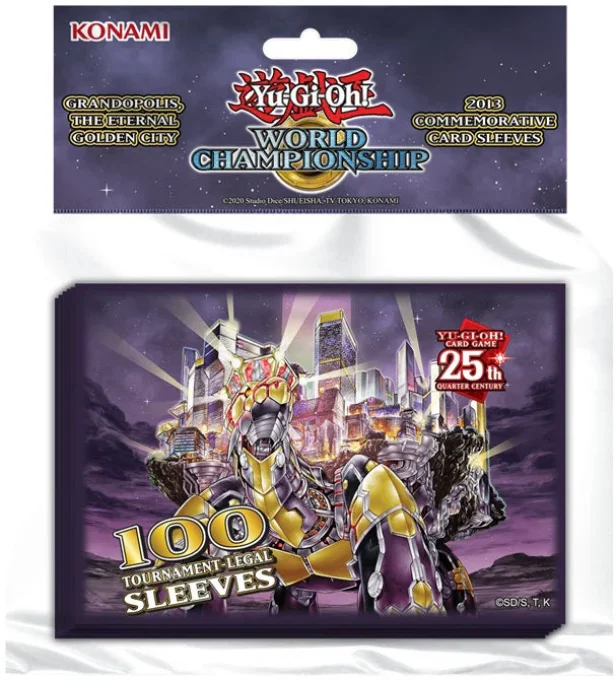 Yu-Gi-Oh ! - Sleeves 100pc Grandpolis, eternal golden city  world championship