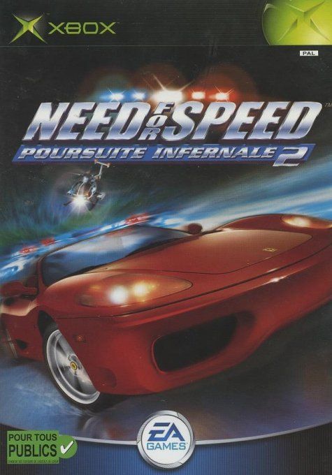 Jeu XBOX - Need for Speed poursuite infernale 2 PAL - Occasion