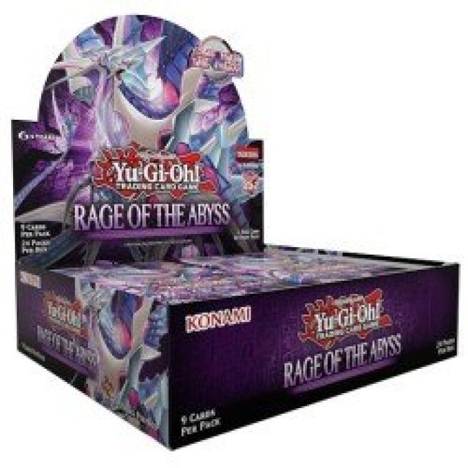 Boite de 24 boosters français Yu-Gi-Oh! La rage des abysses